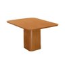 Mesa de Jantar Eloise 90cm Tampo Mdf Canto Copo Moderna Mobília - 1