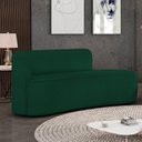 Ver imagem 2 de Sofá 2 Lugares Orgânico 140 Cm Morgan Bouclê Verde D03 - D'Rossi