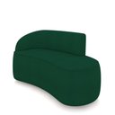Ver imagem 1 de Sofá 2 Lugares Orgânico 140 Cm Morgan Bouclê Verde D03 - D'Rossi