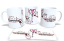 Ver imagem 1 de Caneca de Porcelana Branca Personalizada Profissões Enfermagem