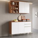 Ver imagem 2 de Armário de Cozinha Compacta 5 Portas 2 Gavetas 100% MDF Clara