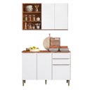 Ver imagem 1 de Armário de Cozinha Compacta 5 Portas 2 Gavetas 100% MDF Clara