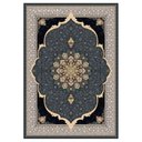 Ver imagem 1 de Tapete Persa Iraniano Azul Escuro Ideal para Sala Quarto e Hall de Entrada 1,50x2,20cm