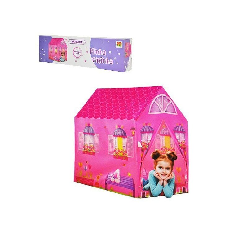 Barraquinha Barraca Infantil Dobrável Minha Casinha
