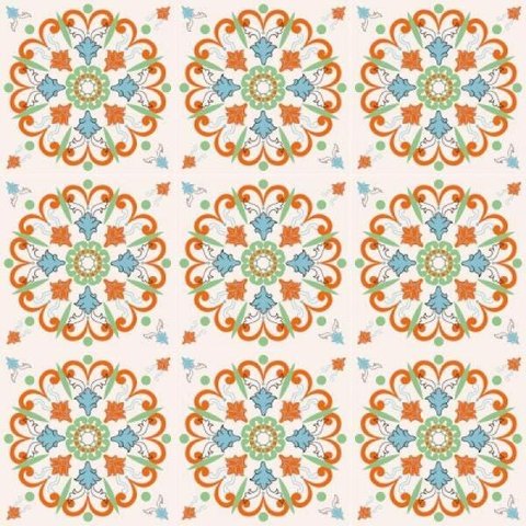 Papel de Parede Infantil Azulejo Português Coimbra