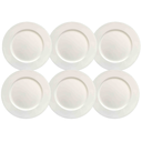 Ver imagem 2 de Kit 6 Sousplat Redondo Branco Polipropileno 33cm Rafimex