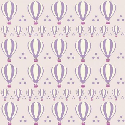 Papel de Parede Infantil Balão Rosa