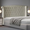 Ver imagem 2 de Cabeceira de Cama Box Luxo Queen 160 Cm Suede Porcelana do Lar Móveis