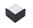 Ver imagem 1 de Arandela Iglu Preta Quadrada 13x13cm 8w 3000k Ip65 Preta