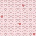 Ver imagem 1 de Papel de Parede Infantil Corações Rosa