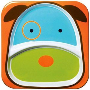 Prato Skip Hop com Divisórias Zoo Cachorro - a Partir de 12 Meses+