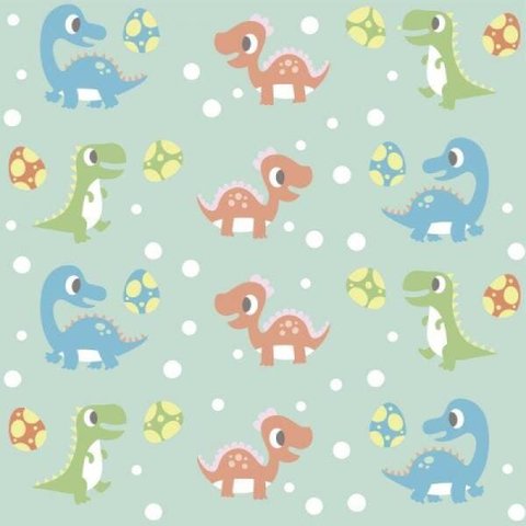 Papel de Parede Infantil Dinossauros Baby