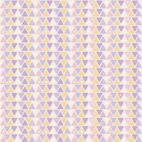 Papel de Parede Infantil Geometrico Menina