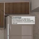 Ver imagem 5 de Cozinha Modulada Compacta 4 Peças com Tampo e Espaço para Forno e Micro-ondas Linea Luciane Móveis