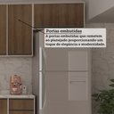 Ver imagem 7 de Cozinha Modulada Compacta 4 Peças com Tampo e Espaço para Forno e Micro-ondas Linea Luciane Móveis