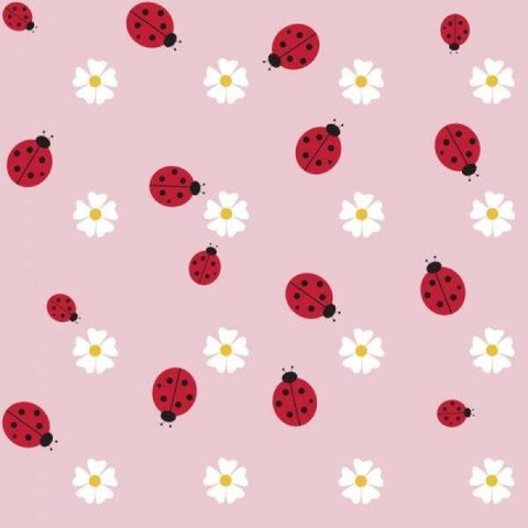 Papel de Parede Infantil Joaninha