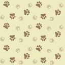 Ver imagem 1 de Papel de Parede Infantil Patinhas Cachorro