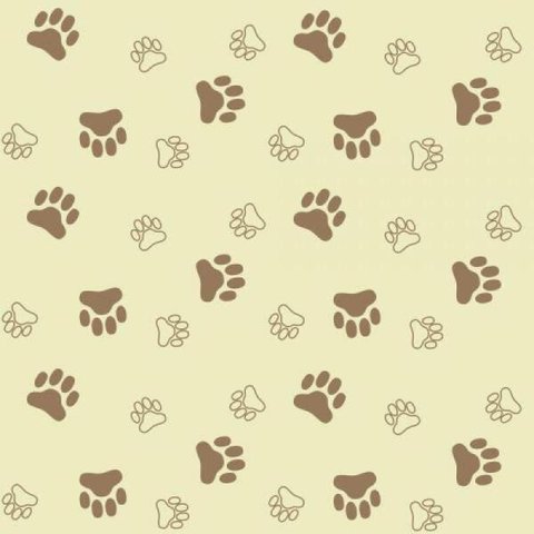 Papel de Parede Infantil Patinhas Cachorro