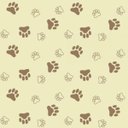 Ver imagem 1 de Papel de Parede Infantil Patinhas Cachorro