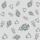 Ver imagem 1 de Papel de Parede Infantil Robô Ursinho Baby