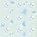 Ver imagem 1 de Papel de Parede Infantil Ursinho Menino