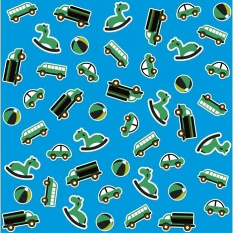Papel de Parede Infantil Brinquedos Menino
