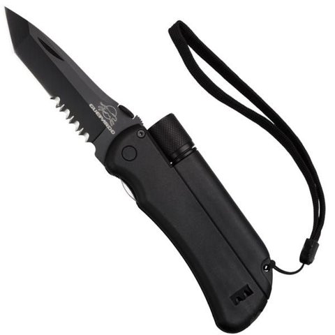 Canivete Multifunção com Pederneira e Mini Lanterna Survival - Guepardo Ca0800