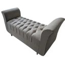 Ver imagem 3 de Recamier Vintage 150cm Linho Bege Queen Rbl