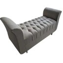 Ver imagem 2 de Recamier Vintage 150cm Linho Bege Queen Rbl
