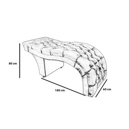 Maca Estética Inclinada Ergonómica Courino Slk Decor Opala - 5