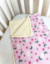 Ver imagem 2 de Cobertor de Sherpa Estampado G - Soninho Rosa