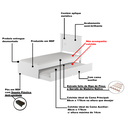 Ver imagem 4 de Bicama Solteiro com Cama Auxiliar Branco Barcelona -tebarrot