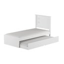Ver imagem 1 de Bicama Solteiro com Cama Auxiliar Branco Barcelona -tebarrot