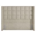 Ver imagem 6 de Cabeceira Cama Box King 195cm Pisa P02 Bouclé Cru - Mpozenato