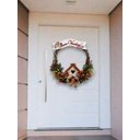 Ver imagem 2 de Enfeite de Porta de Entrada Guirlanda de Flores - 70cm - Grande