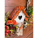 Ver imagem 4 de Enfeite de Porta de Entrada Guirlanda de Flores - 70cm - Grande