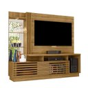 Ver imagem 3 de Estante para TV e Home Theater Ripado para TV até 60 Polegadas 200CMX178,5cm 2 Portas Plus Marrom