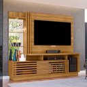 Ver imagem 1 de Estante para TV e Home Theater Ripado para TV até 60 Polegadas 200CMX178,5cm 2 Portas Plus Marrom
