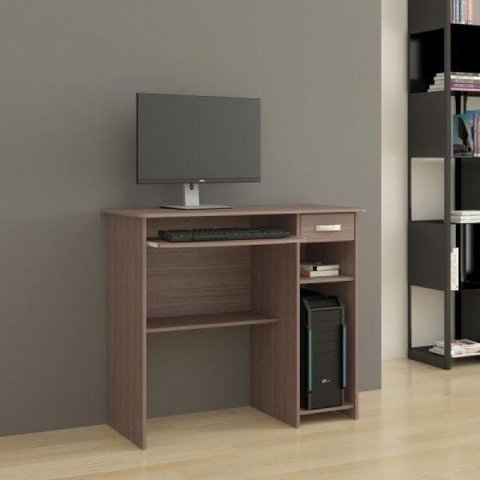 Mesa de Computador Viena - Branco Brilho