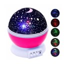 Ver imagem 4 de Luminária Abajur Giratorio Projeçao Globo Luz Estrelas Festa Criança Quarto