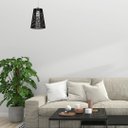 Ver imagem 2 de Luminária Teto tipo Pendente GAMA MDF - Completa - Cor: Preta