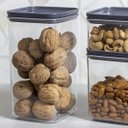 Ver imagem 4 de Pote Hermético Cristal Plasvale Porta Mantimentos 1,5L Condimentos Transparente