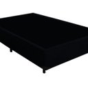 Ver imagem 2 de Base Box Casal Crisle Suede Preto 40x138x188