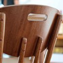 Ver imagem 3 de Cadeira de Madeira Maciça para Sala de Jantar Empório Tambo - Imbuia