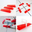 Ver imagem 6 de Kit 100 Cunhas Niveladoras Piso Cerâmico Profissional