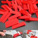 Ver imagem 7 de Kit 100 Cunhas Niveladoras Piso Cerâmico Profissional