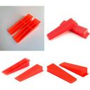 Ver imagem 5 de Kit 100 Cunhas Niveladoras Piso Cerâmico Profissional