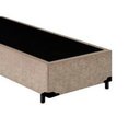 Ver imagem 4 de Base Box Solteiro Crisle Suede Bege 40x88x188