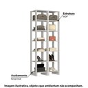 Ver imagem 2 de Estante Closet Yes 80cm com 12 Prateleiras - Branco