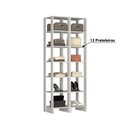 Ver imagem 3 de Estante Closet Yes 80cm com 12 Prateleiras - Branco